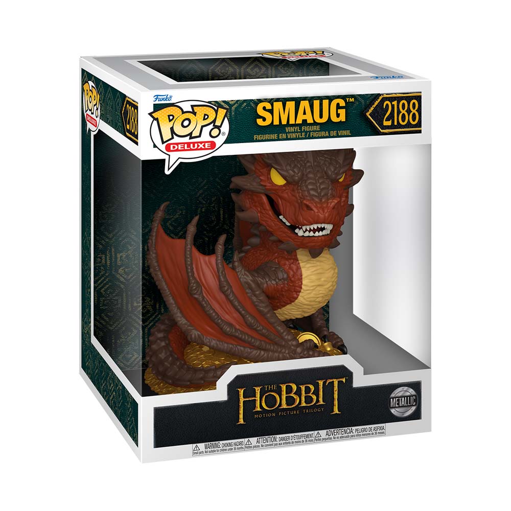 The Hobbit - Smaug (Metallic) Deluxe Pop! Vinyl Figure - Packshot 2
