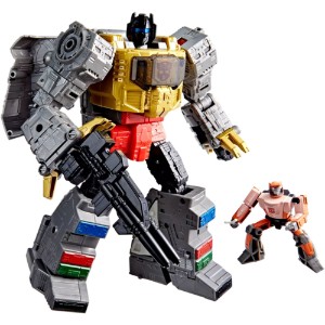 The Transformers: The Movie (1986) - Dinobot Grimlock & Autobot Wheelie Studio Series Leader Class Action Figure 2-Pack