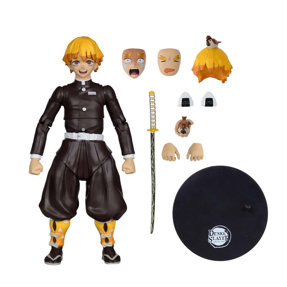 Demon Slayer - Zenitsu Agatsuma with Chuntaro (Season 3) 7" Action Figure - Packshot 5