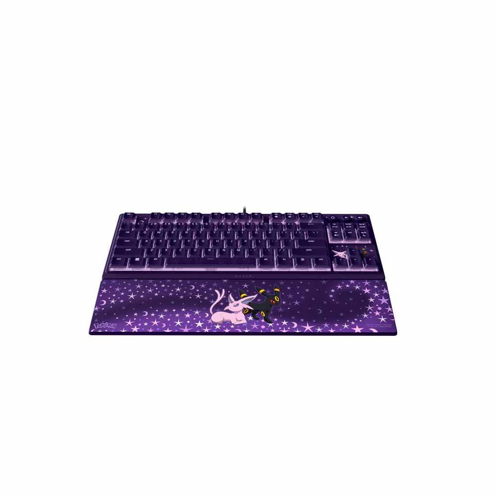Razer – Ornata V3 Tenkeyless Umbreon/Espeon Pokemon Edition Wired Gaming Keyboard - Packshot 4