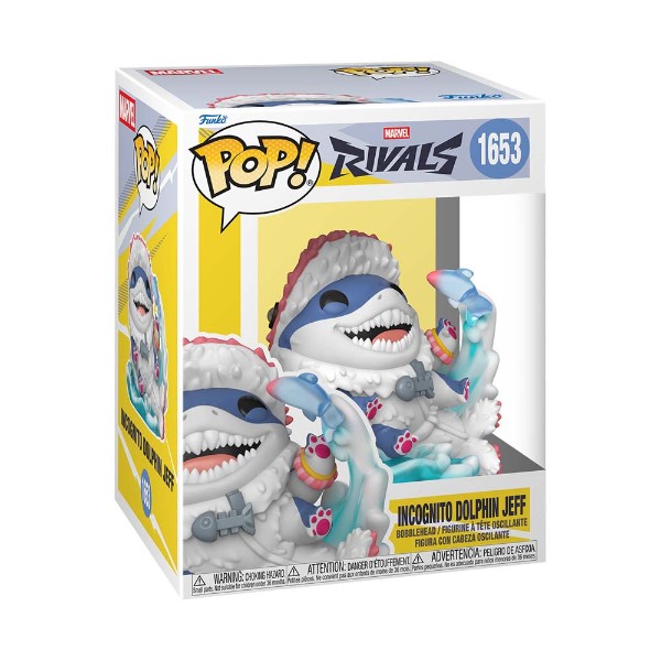 Marvel Rivals - Incognito Dolphin Jeff Pop! Premium Vinyl Figure - Packshot 2