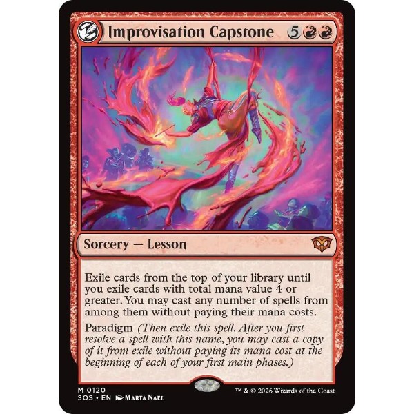 Magic: The Gathering - TCG - Secrets of Strixhaven - Improvisation Capstone Foil 120 - NM/M - Packshot 1