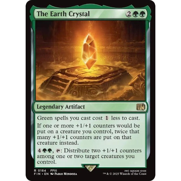 Magic: The Gathering - TCG - FINAL FANTASY - The Earth Crystal Normal 184 - NM/M - Packshot 1