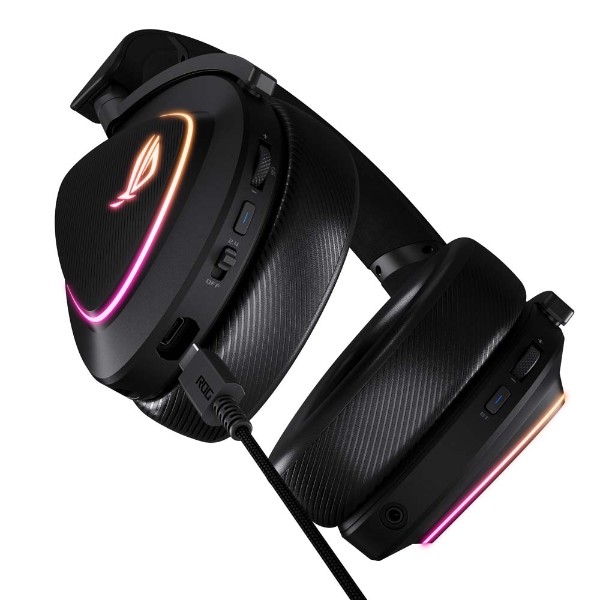 ASUS ROG - Delta II Wireless Gaming Headset - Black - Packshot 5