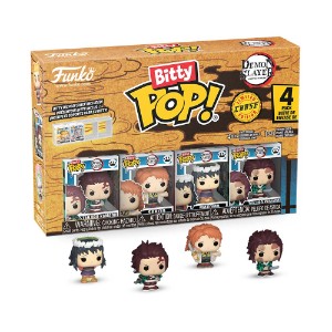 Demon Slayer - Tanjiro Kamado, Sabito, Makomo & Mystery Bitty Pop! Vinyl Figure 4-Pack