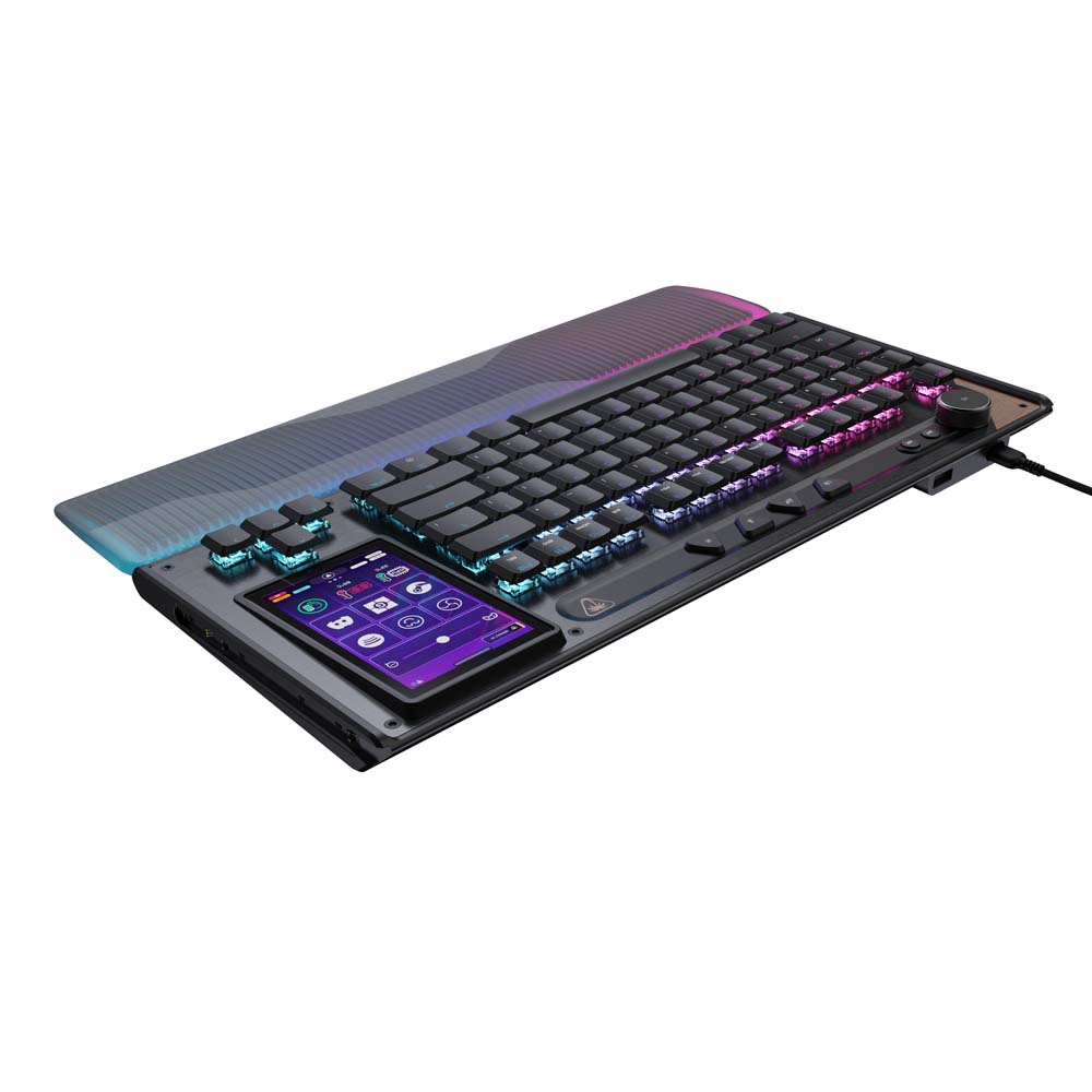Turtle Beach - Command Series KB7 Wired Touchscreen TKL Hall-Effect Keyboard - Packshot 4