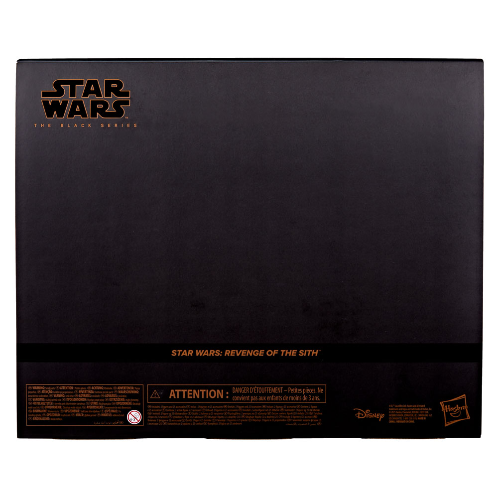 Star Wars - Revenge of the Sith - The Black Series Anakin Skywalker & Obi-Wan Kenobi Figure Set - Packshot 4