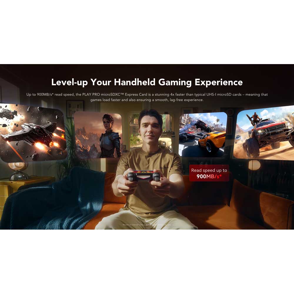 Lexar - PLAY PRO MicroSD Express for Nintendo Switch 2 - 512GB - Packshot 5
