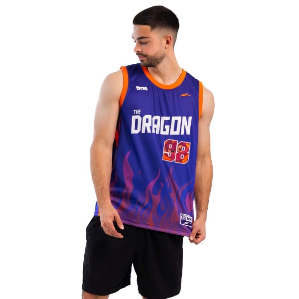 Spyro the Dragon - Spyro Flames Basketball Jersey - Packshot 2