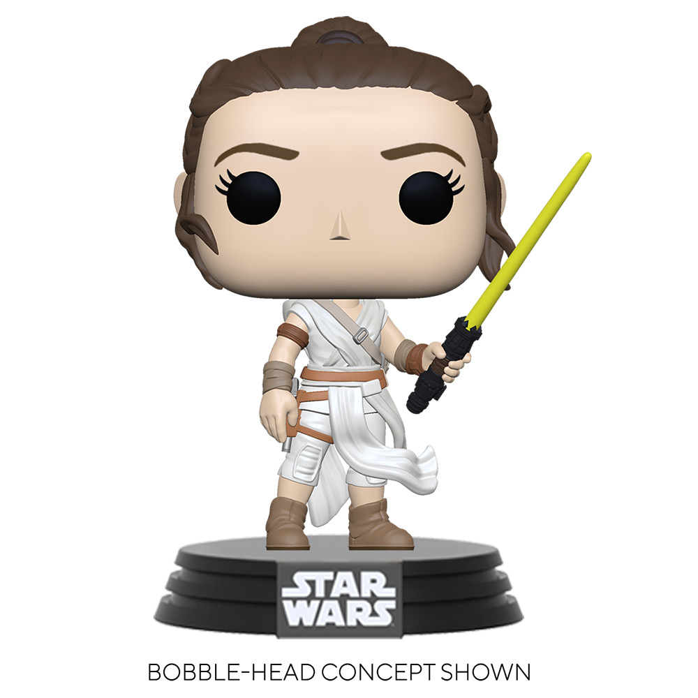 Star Wars Episode IX Rey with Yellow Lightsaber Pop! Vinyl Figure