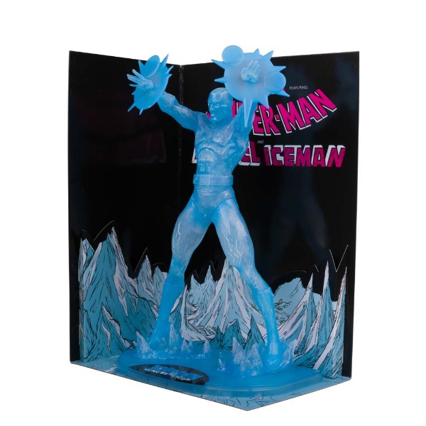 Marvel - X-Men - Iceman (Marvel Tales #229) Red Platinum Edition 1/6 Scale Figure with Comic Book - Packshot 1