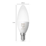 Philips - Hue E14 B39 Candle-Shaped Smart Bulb V2 - Packshot 3