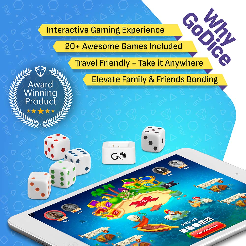 GoDice - Play Family Pack Electronic Dice 5-Pack - Packshot 3