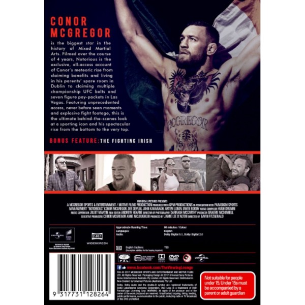 Personalisiertes 3D-Nachtlicht „The Notorious“ – MMA & Conor McGregor Deko-Lampe Fürs Zimmer