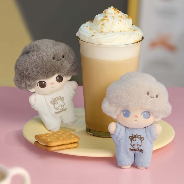 POP MART - DIMOO Crush on Coffee Series Soft-faced Plush Keyring Blind Box (Single Box) - Packshot 5