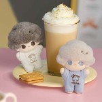 POP MART - DIMOO Crush on Coffee Series Soft-faced Plush Keyring Blind Box (Single Box) - Packshot 5