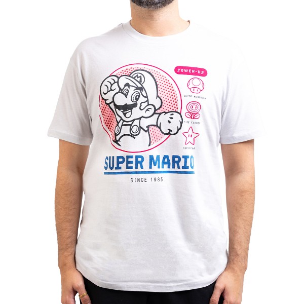 Nintendo - Super Mario Bros - Mariokart Line Art T-Shirt - Packshot 1