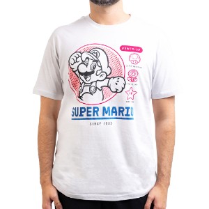 Nintendo - Super Mario Bros - Mariokart Line Art T-Shirt