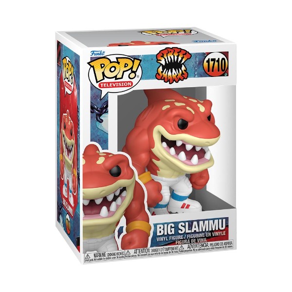 Street Sharks - Big Slammu Pop! Vinyl Figure - Packshot 2