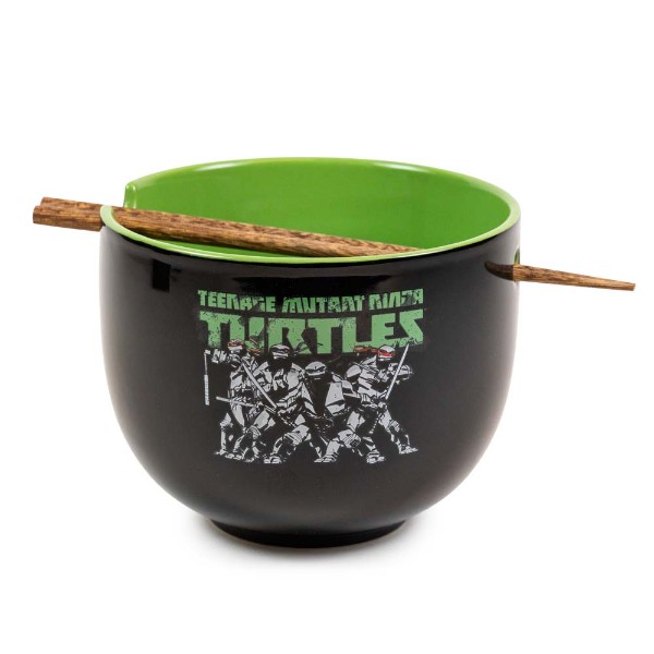 Teenage Mutant Ninja Turtles - Turtle Ramen Bowl with Chopsticks - Packshot 1
