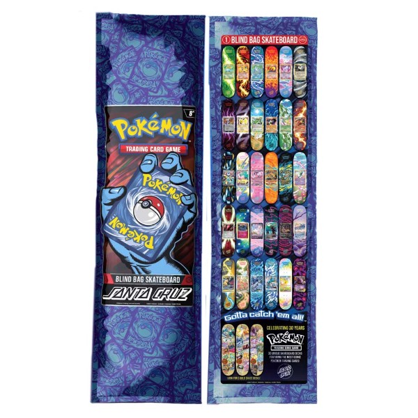 Pokemon x Santa Cruz - 30th Anniversary Blind Bag Skateboard Deck (Single Bag) - Packshot 1