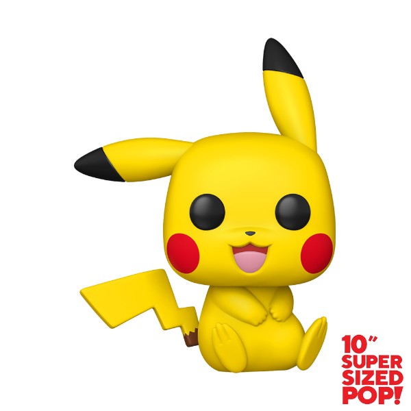Pokemon - Pikachu (Sitting) 10" Pop! Vinyl Figure - Packshot 1