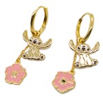 Disney - Lilo & Stitch (2025) - Stitch Flower Hoop Earrings - Packshot 2