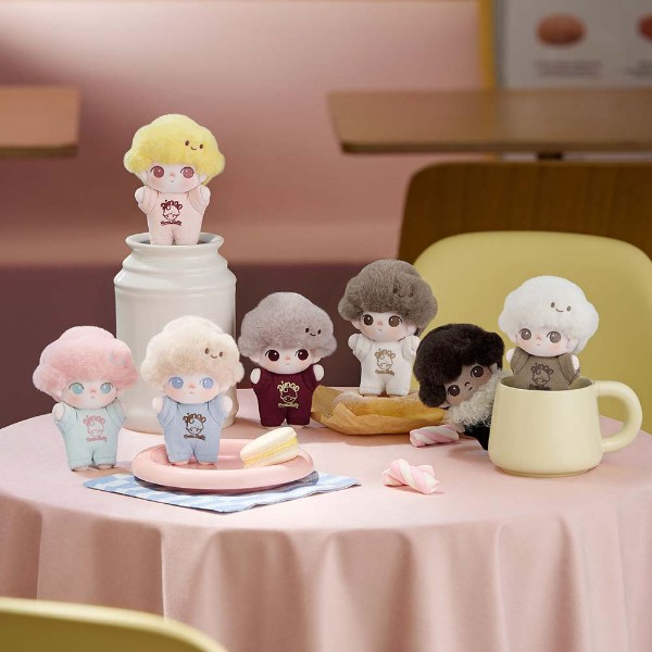 POP MART - DIMOO Crush on Coffee Series Soft-faced Plush Keyring Blind Box (Single Box) - Packshot 2