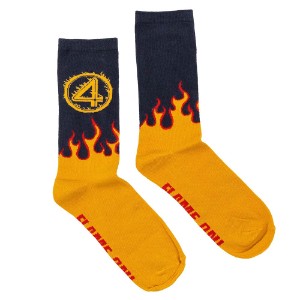 Marvel - The Fantastic Four: First Steps - Flame On Crew Socks