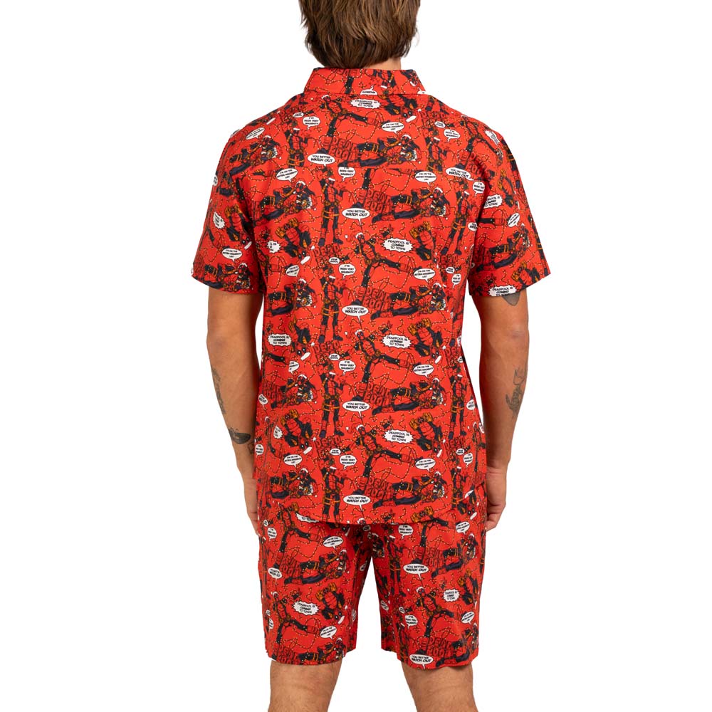 Marvel - Deadpool - Festive Deadpool Short-Sleeved Shirt - Packshot 2