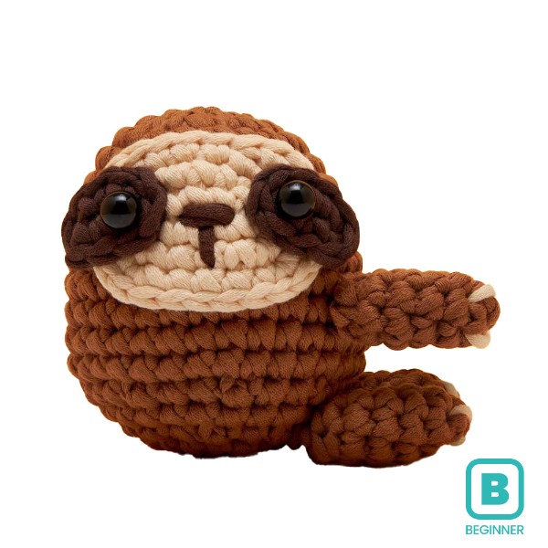 The WOOBLES - Sam the Sloth Crochet Kit - Packshot 1