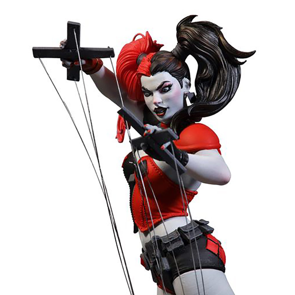 DC Comics Harley Quinn with Puppets 1/10 Scale Statue Toys and
