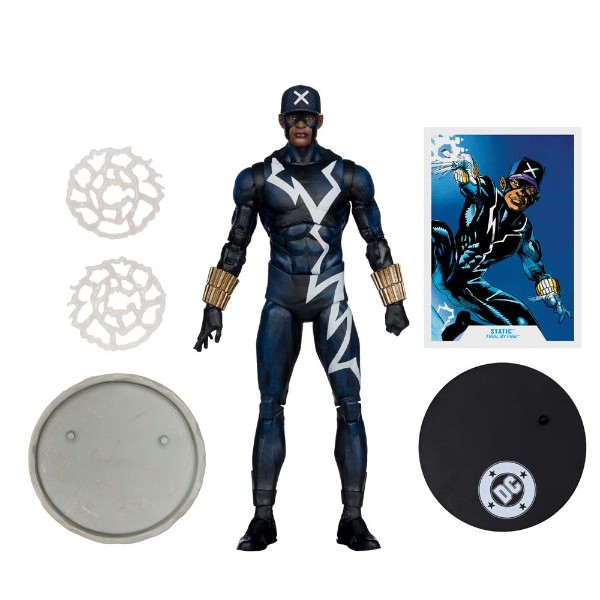 DC Comics - DC Multiverse Static (Trial By Fire) Gold Label Action Figure - Packshot 4