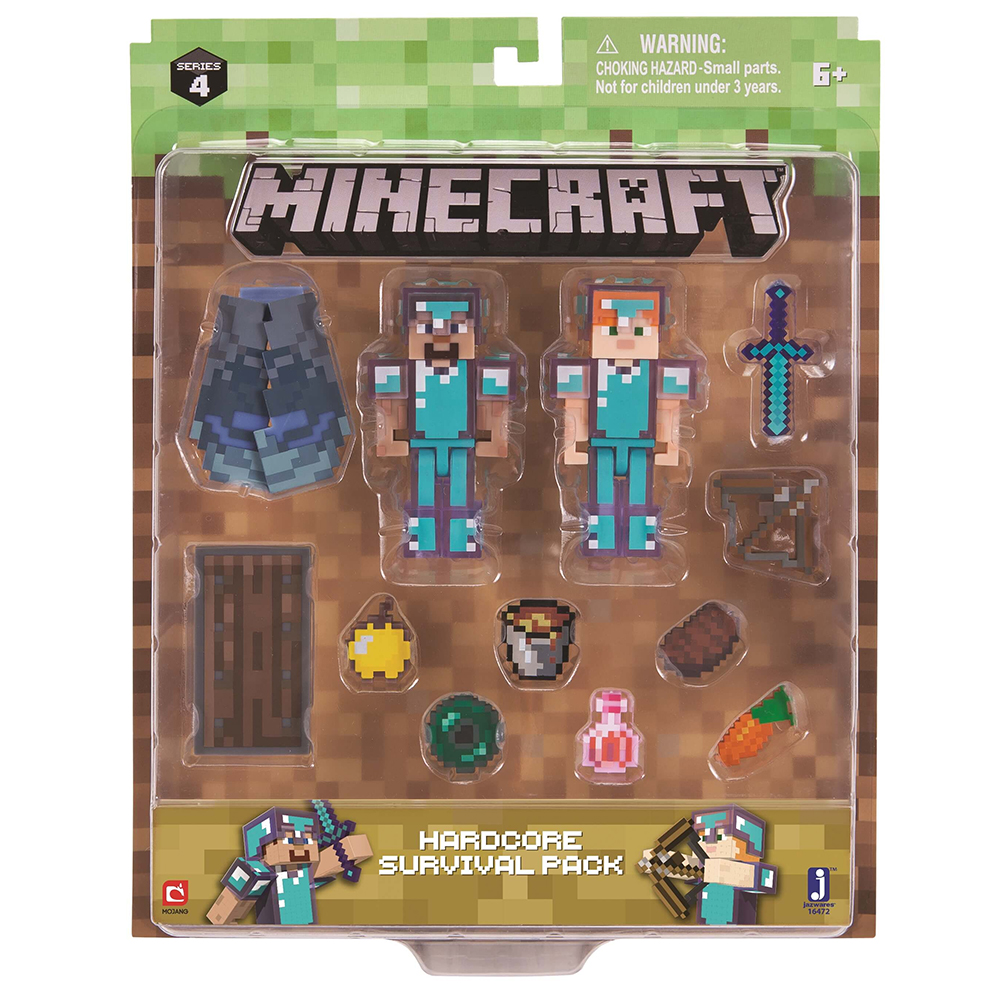 Minecraft Steve Survival Hardcore Pack Figure EB Games Australia