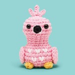 The WOOBLES - Zoe the Flamingo Crochet Kit - Packshot 2