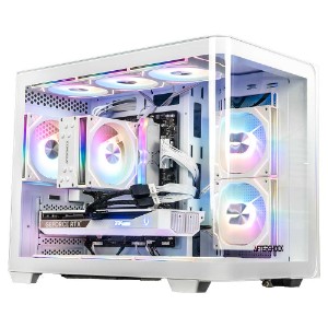 Aftershock Gaming PC White Nimbus Mini Pro R7 7700 | RTX 5070