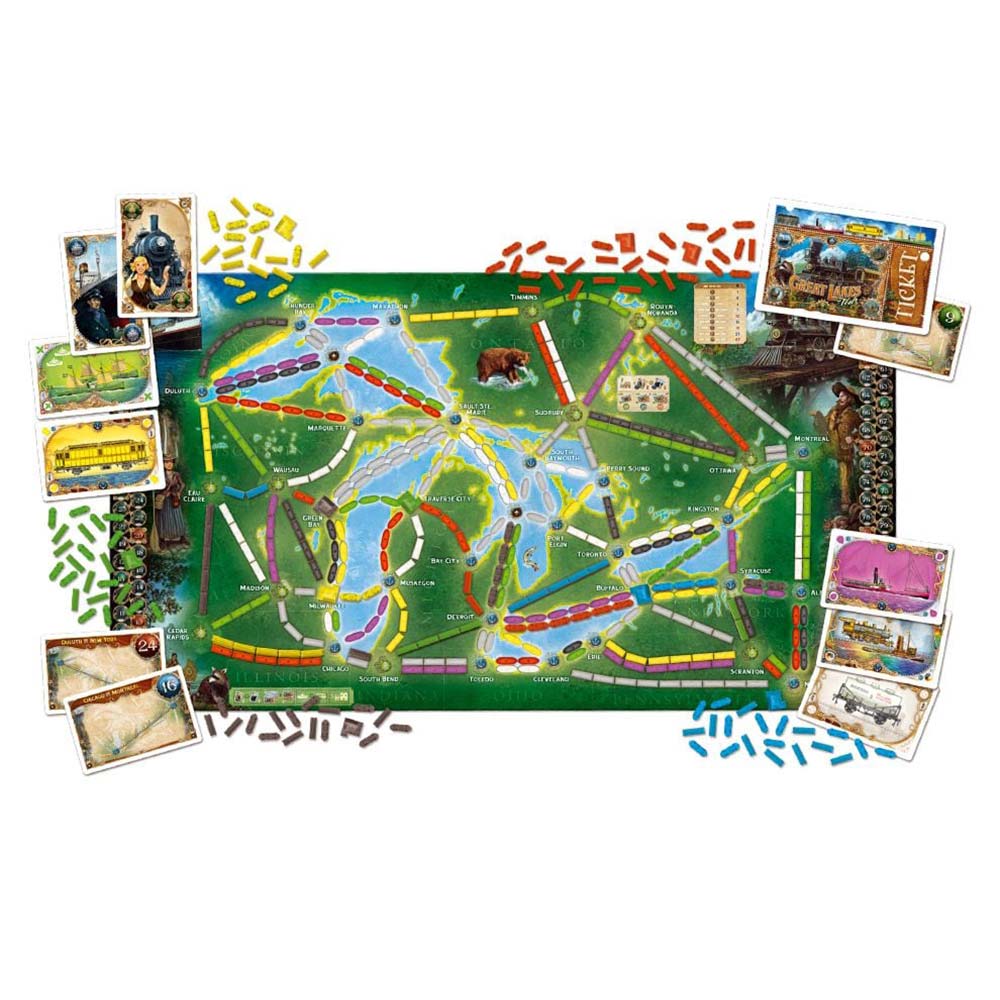 Australian Rails Game Ticket to Ride: Rails and Sails Board Game - Toys and Collectibles - EB ...