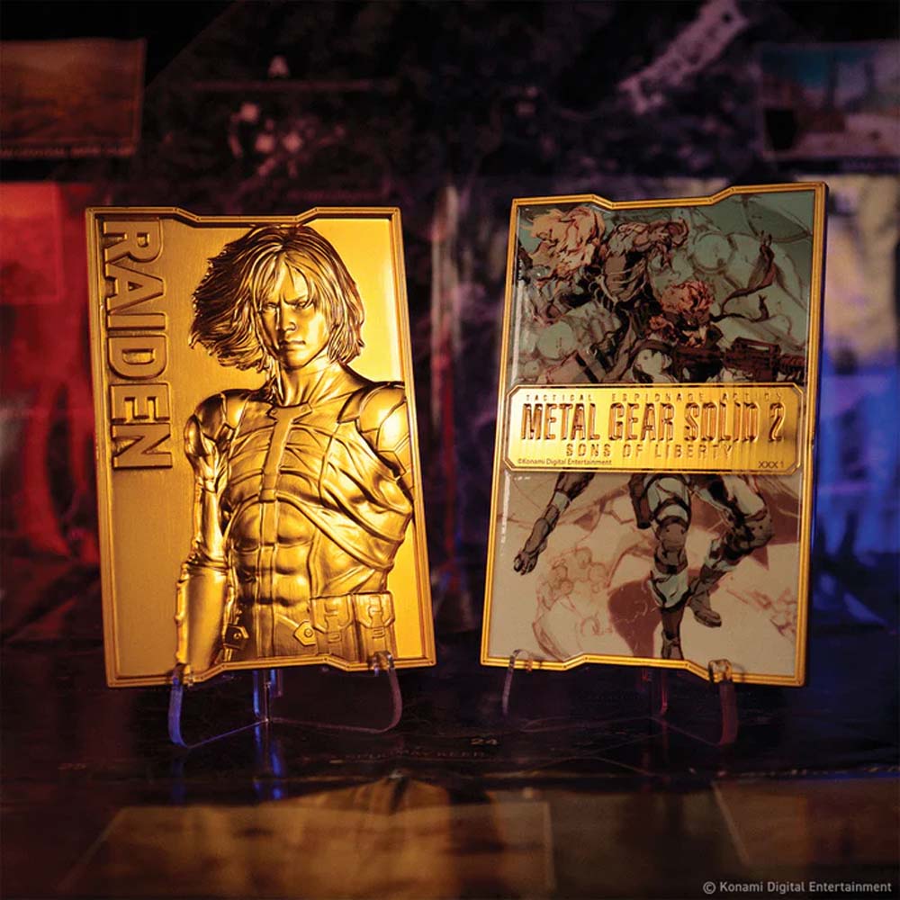 Metal Gear Solid 2 - 24k Gold Plated Raiden Ingot - Packshot 6