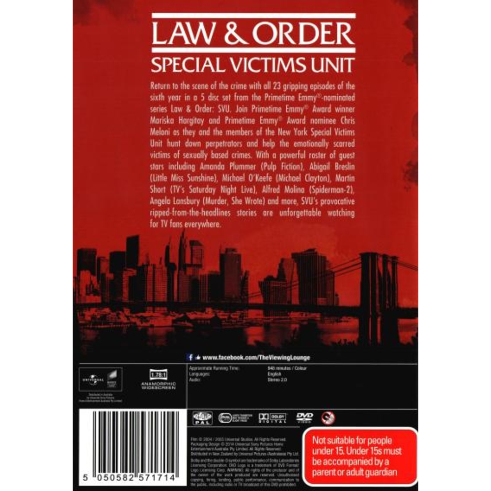 Law & Order: Special Victims Unit: Season 6 - Loot - EB Games Australia