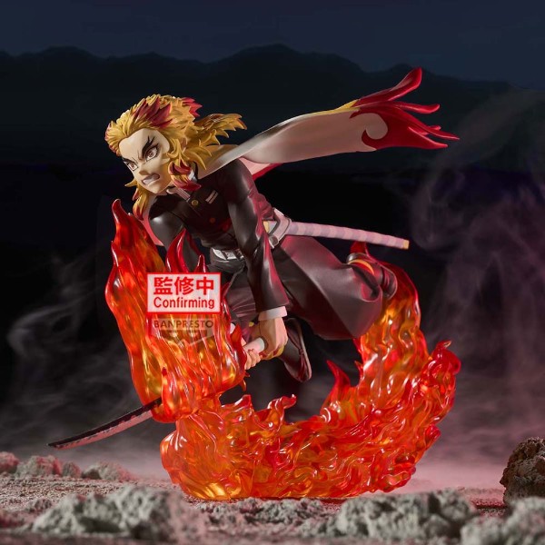 Demon Slayer: Kimetsu No Yaiba - Kyojuro Rengoku Vibration Stars Plus Figure - Packshot 4