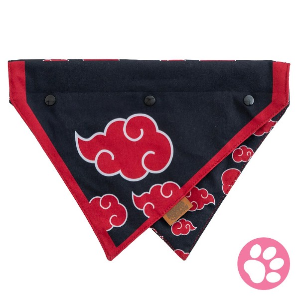 Naruto - Akatsuki Red Cloud Pet Bandana - M/L - Packshot 1