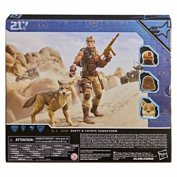 G.I. Joe - Classified Series #217 - Dusty & Coyote Sandstorm Action Figure - Packshot 5