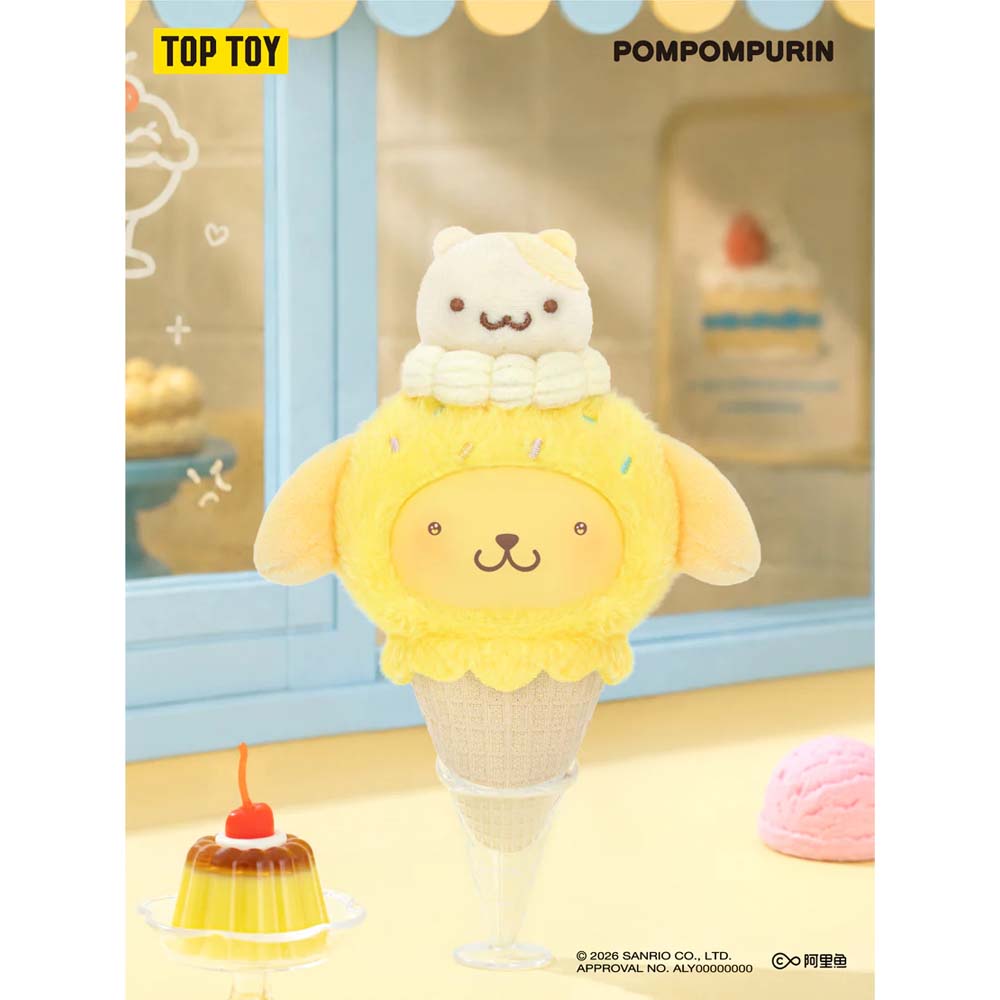 Sanrio - Little Ice Cream Cone Series Plush Blind Box (Single Box) - Packshot 4