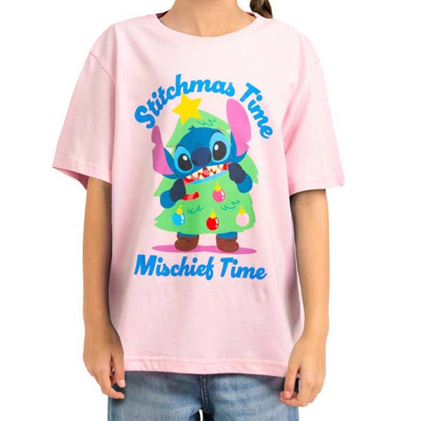Disney - Lilo & Stitch - Stitchmas Time Mischief Time Youth T-Shirt - Packshot 1
