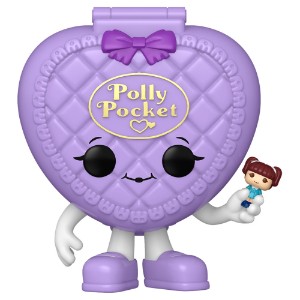Polly Pocket Heart Shell with Doll Pop! Vinyl Figure