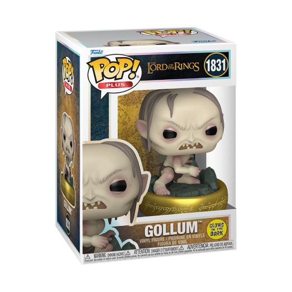 The Lord of the Rings - Gollum (Glow) Pop! Plus Figure - Packshot 3