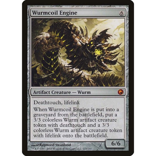 Magic: The Gathering - TCG - Scars of Mirrodin - Wurmcoil Engine 223 ...