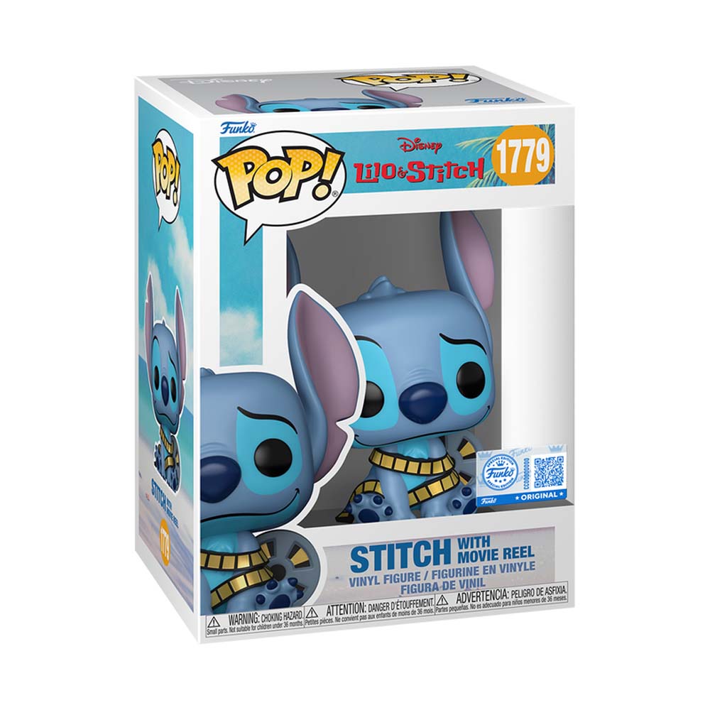 Disney - LIlo & Stitch - Stitch with Movie Reel Pop! Vinyl Figure - Packshot 2