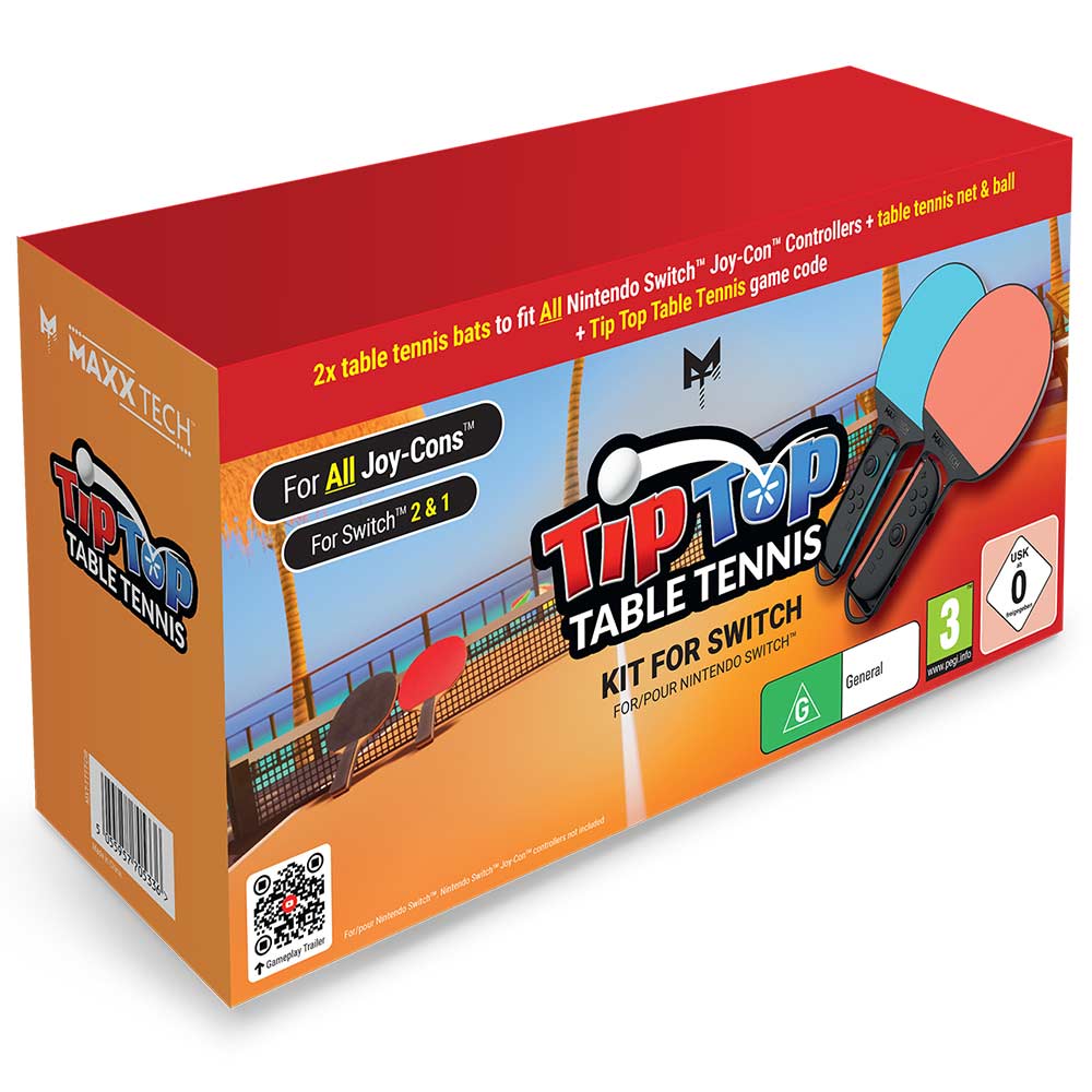 Maxx Tech - Tip Top Table Tennis Kit for Nintendo Switch 1&2 - Packshot 5