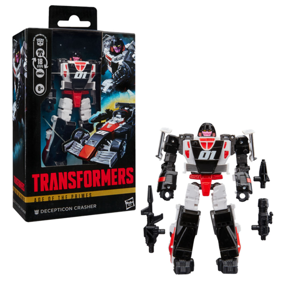 Transformers - Decepticon Crasher Age of the Primes Deluxe Class Action Figure - Packshot 6